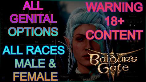 baldurs gate dick|How to customize genitals in Baldurs Gate 3